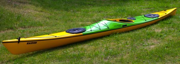 Raider havkajak fra Kayman Kayaks. Kvalitets kajak m. finne/skeg